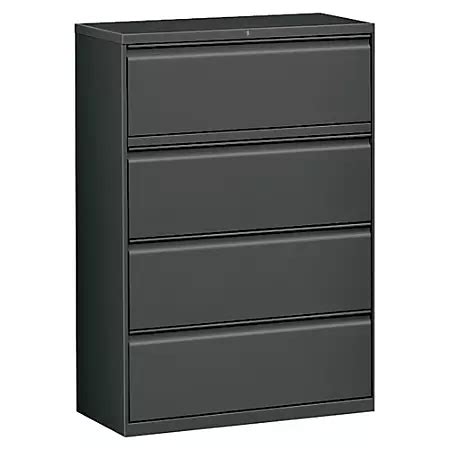 workpro 42 4 drawer steel lateral file cabinet|4 drawer vertical file cabinet with lock.